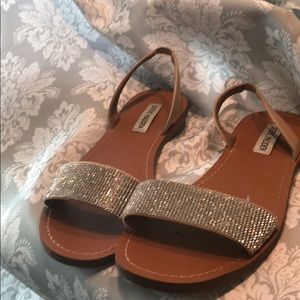 Steve Madden Jeweled Sandals.